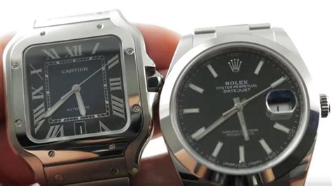 cartier calibre vs rolex|cartier santos vs rolex datejust.